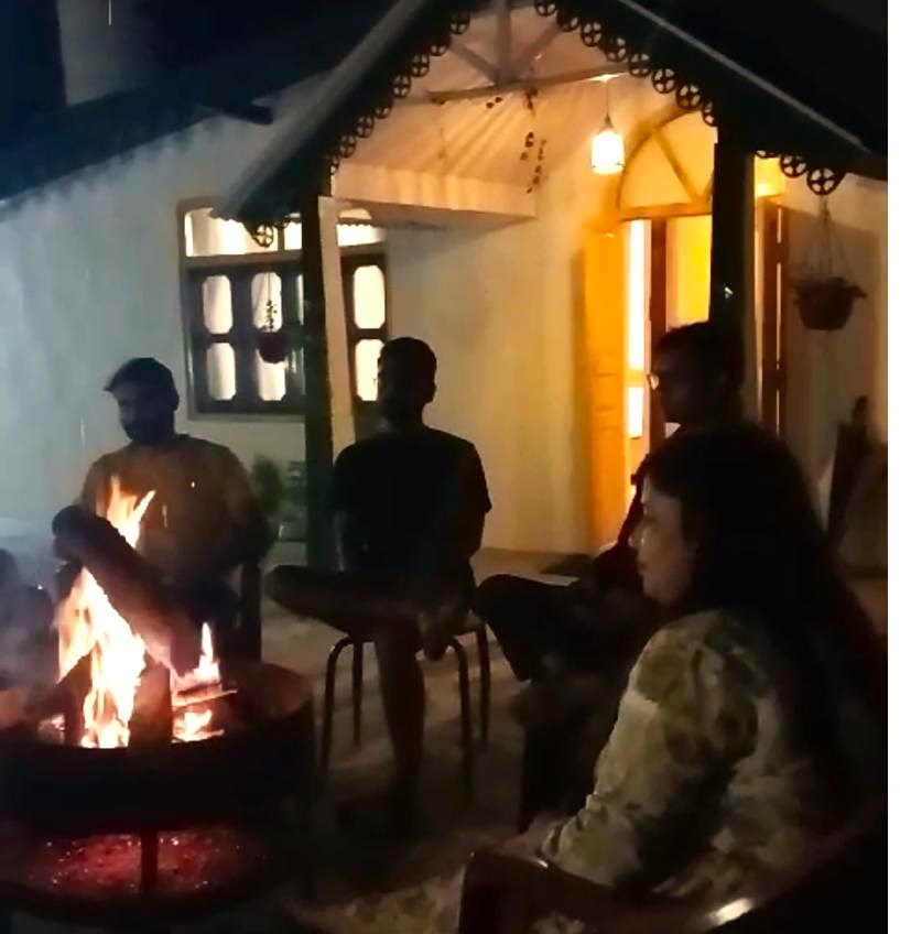 Bonfire at Home Stay